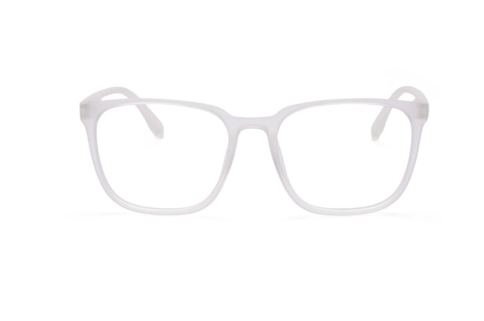 Gray Transparent Full Rim Square