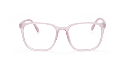 Pink Transparent Full Rim Square
