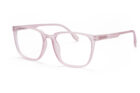 Pink Transparent Full Rim Square