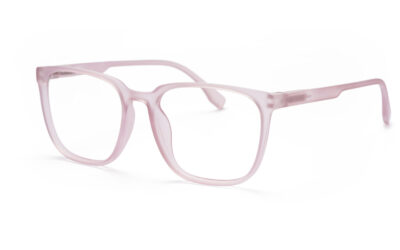 Pink Transparent Full Rim Square