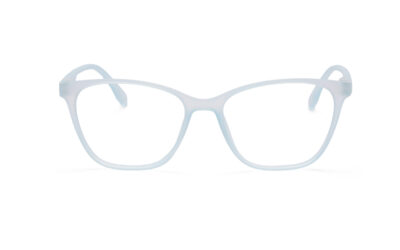 Mat Light Blue Transparent Full Rim Square