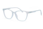 Mat Light Blue Transparent Full Rim Square