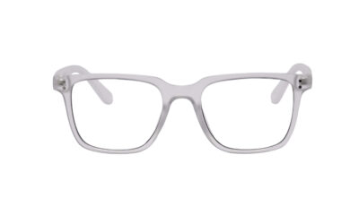 Matte White Transparent Full Rim
