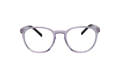 Purple Transparent Round Full Rim