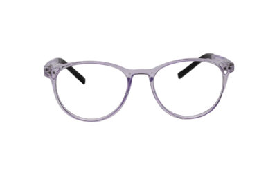 Purple Transparent Light Round Full Rim