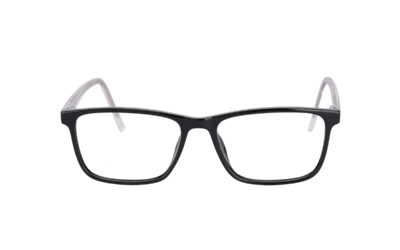 Black with White Full Rim