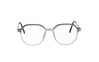 Black and White Full Rim