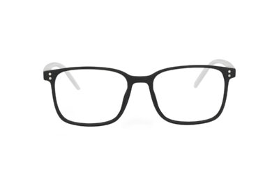 Black with White Full Rim