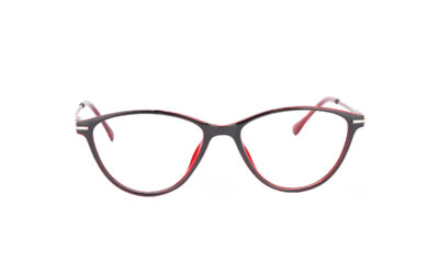 Red Cat Eye Full Rim