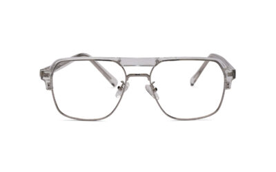 Transparent Silver Full Rim