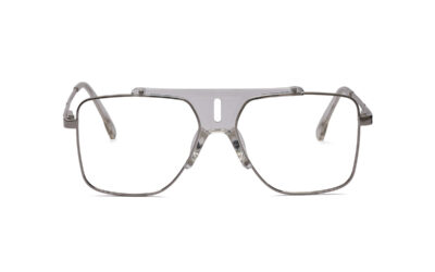 Transparent Silver Full Rim