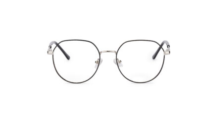 Black Metal Silver Full Rim