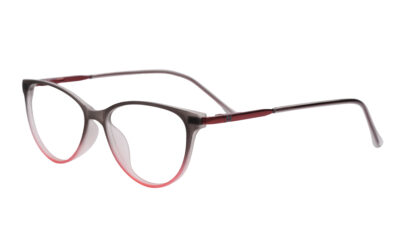 Cateye Black Red Full Rim