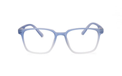 Blue Matte Square Full Rim
