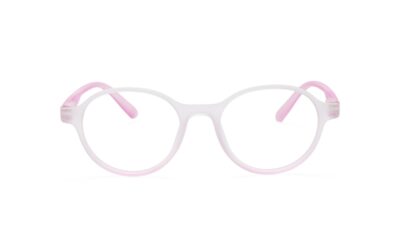 White Purple Round Full Rim