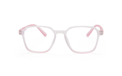 Matte Light Pink Square Full Rim